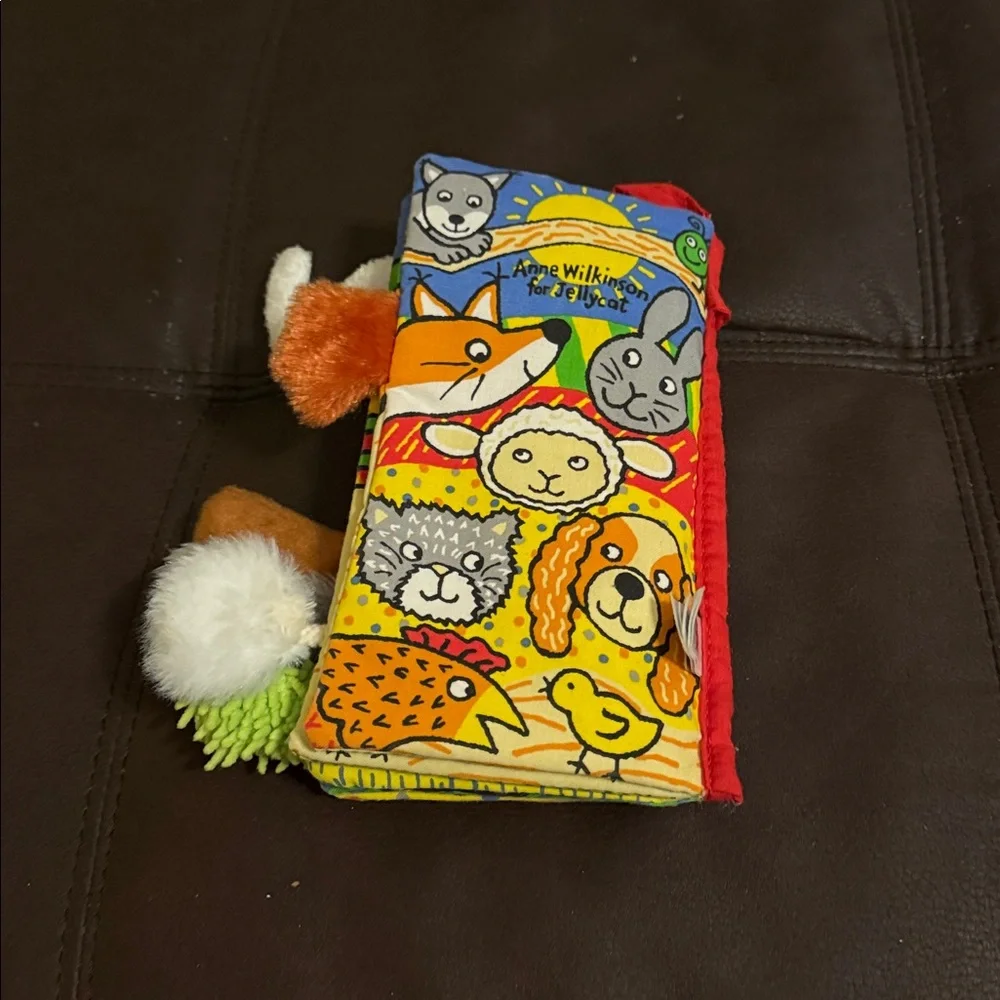 Jellycat‎ Fluffy Tails Pet Activity Book - Multicolor